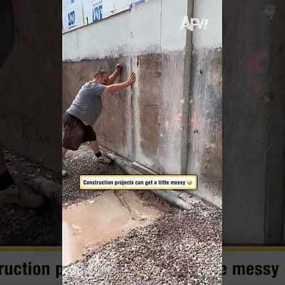 Construction projects can get a little messy 😅