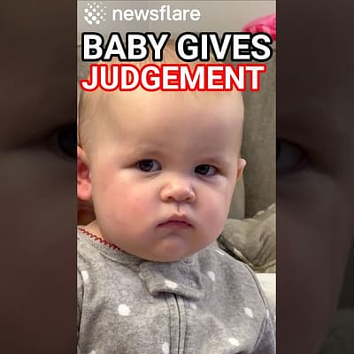Baby’s Hilarious Reaction To Sneezing