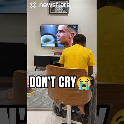 Kid Breaks Down In Tears Over Football