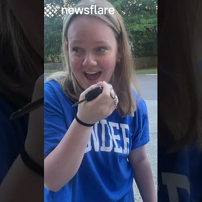 Grandma Gifts Her Grand Daughter a Car