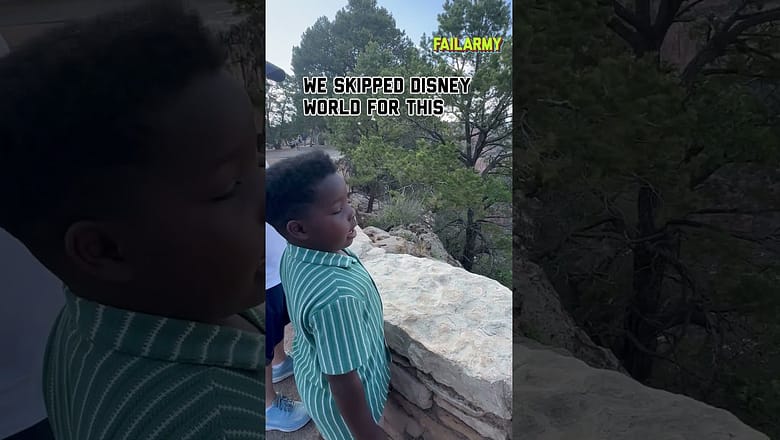 Open the schools 🤦🏼‍♀️ #grandcanyon #travel #vacation #kidssaythedarndestthings #fail