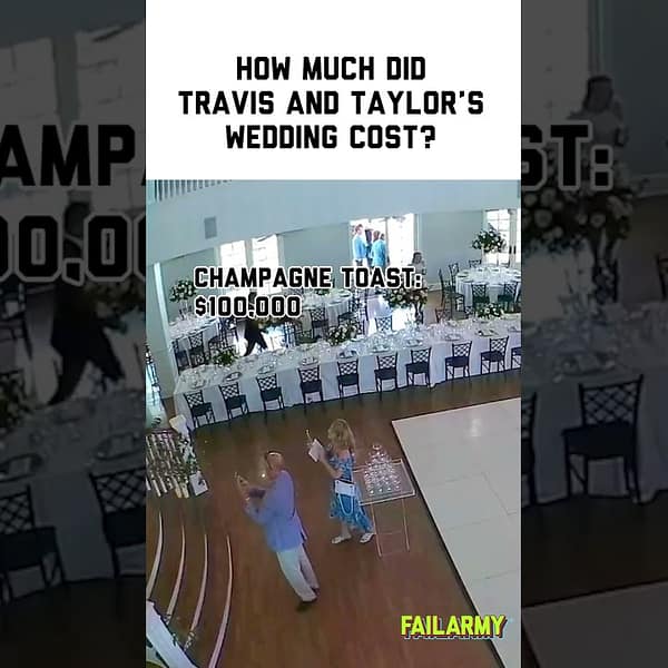 Who says money can’t buy love? 🤑 #taylorswift #traviskelce #weddings #justmarried #fail