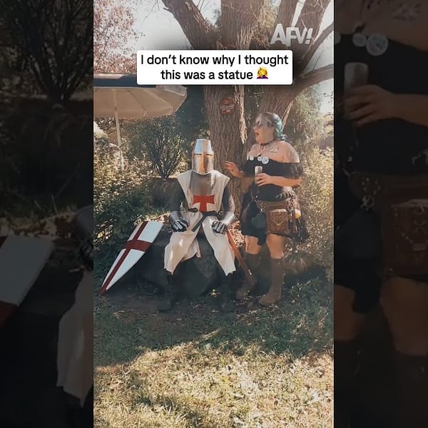 Nobody Expected the Knight to Move 😆 #prank #renfaire #hilarious