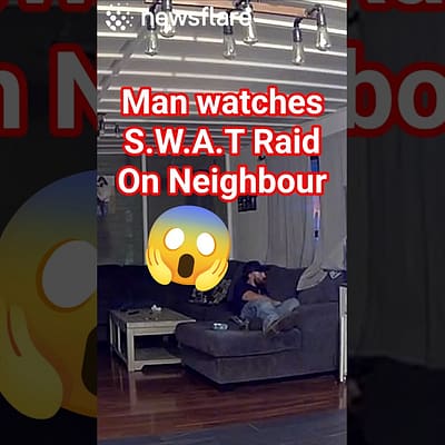 Man Stays Unusually Calm During S.W.A.T Raid