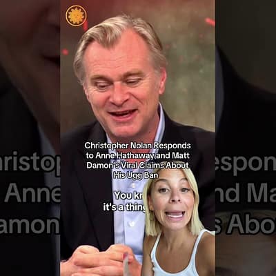 Christopher Nolan Responds to Anne Hathaway and Matt Damon’s Viral Claims About His Ugg Ban