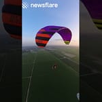 Paramotor Pilot Soaks In The View