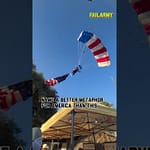 That’s one way to crash a party 🇺🇸 #AmericanStateFair #America250 #America #fail #failarmy