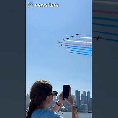 Independence Day Flyover in New York