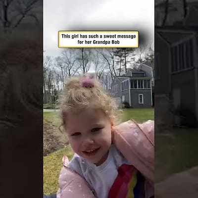 The way she wishes Grandpa well is actually hilarious #shorts #funny #cute