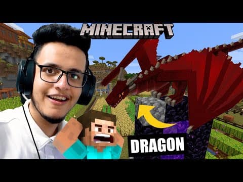 Minecraft BUT I Found a Pet Dragon