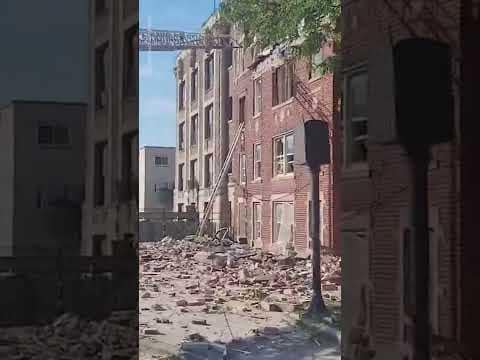 Chicago building explosion injures civilians, at least 8 hospitalized | USA TODAY #Shorts