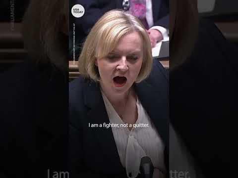 Liz Truss to Parliament: ‘I am a fighter, not a quitter’ | USA TODAY #Shorts