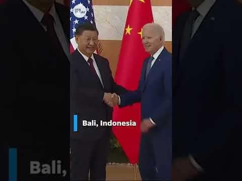 Biden on Xi Jinping meeting: Must ‘find ways to work together’ | USA TODAY #Shorts