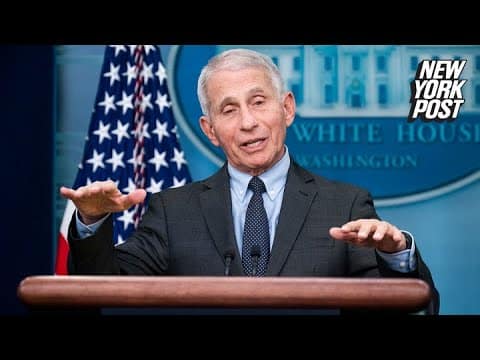 Dr. Fauci sits for deposition in COVID-19 social media censorship case | New York Post