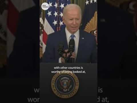 Joe Biden comments on Elon Musk’s Twitter ownership | USA TODAY #Shorts