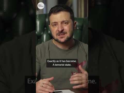Zelenskyy: Russia should be designated a ‘terrorist state’ | USA TODAY #Shorts