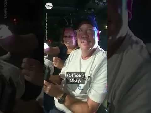 Tampa police chief during traffic stop: ‘I’m hoping that you’ll just let us go’ | USA TODAY #Shorts