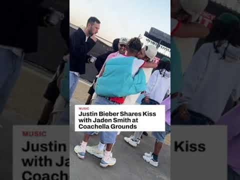 Justin Bieber Shares KISS with Jaden Smith at Coachella