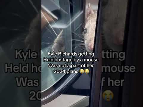 Kyle Richards Gets TRAPPED In Her Car Thanks to a Rat
