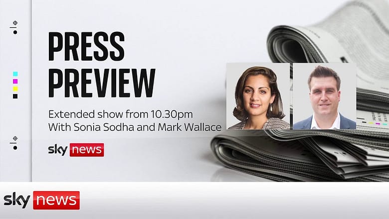 The Press Preview – a first look at Wednesday’s headlines