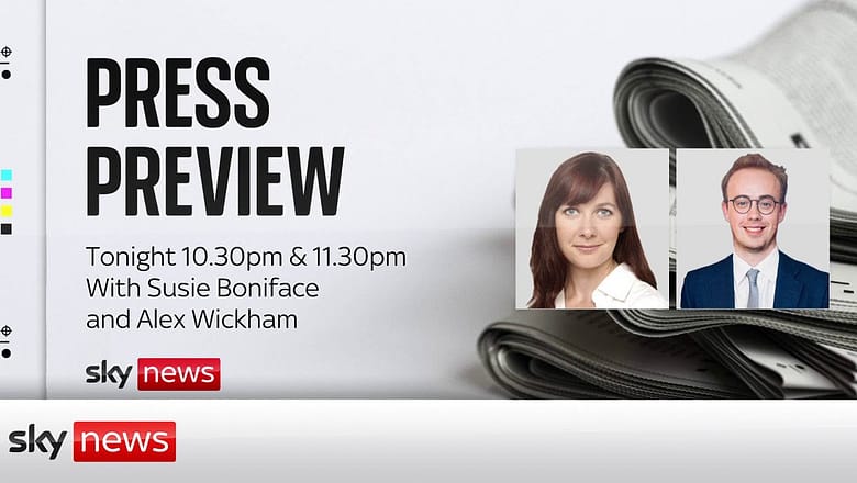 The Press Preview – a first look at Monday’s headlines
