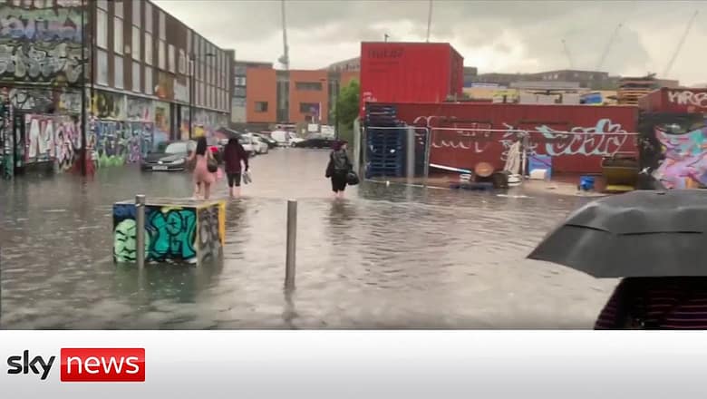 Two London hospitals hit by flooding declare ‘major incidents’