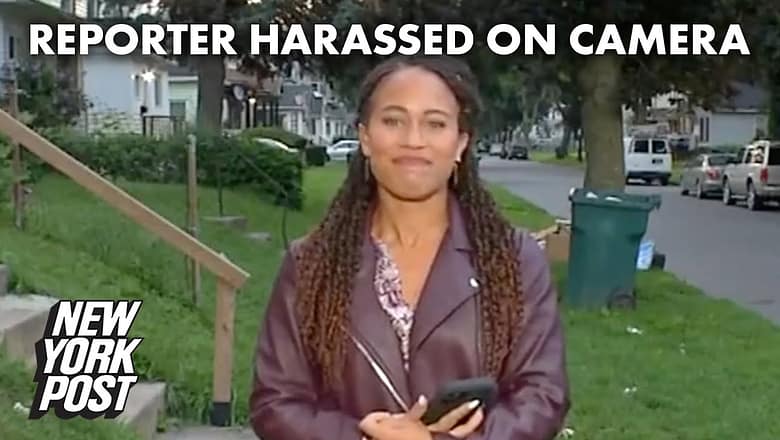 Viral video shows Rochester reporter Brianna Hamblin being harassed | New York Post