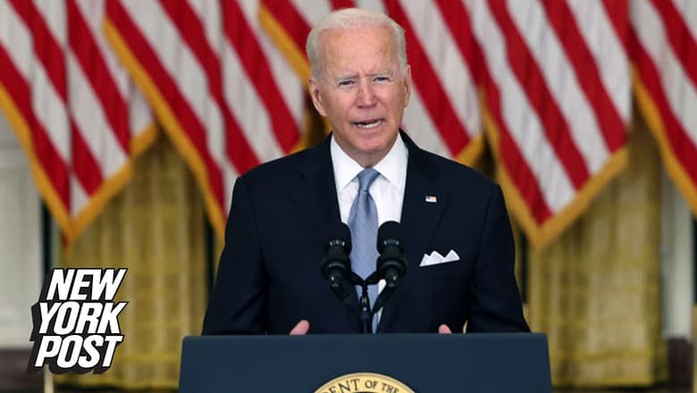 Joe Biden addresses nation on Taliban takeover of Afghanistan | New York Post