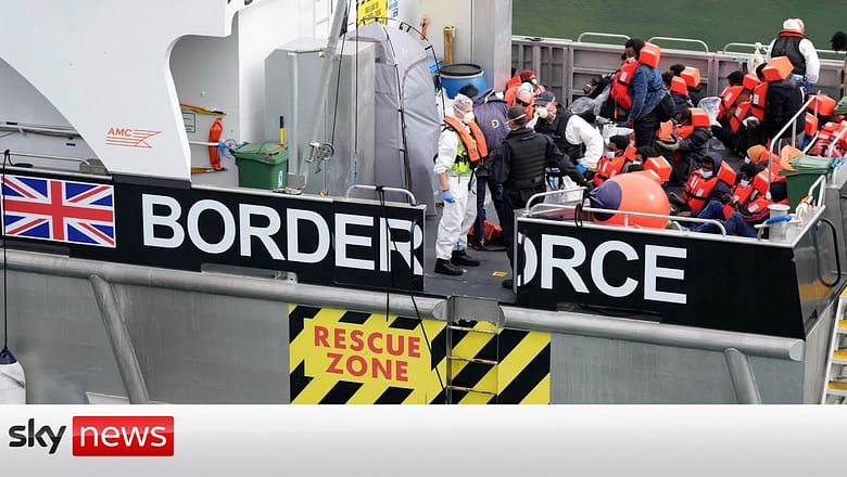 More than 800 migrants cross English Channel in new daily record