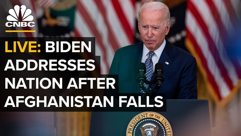 President Biden addresses the nation after Afghanistan falls to Taliban — 8/16/21