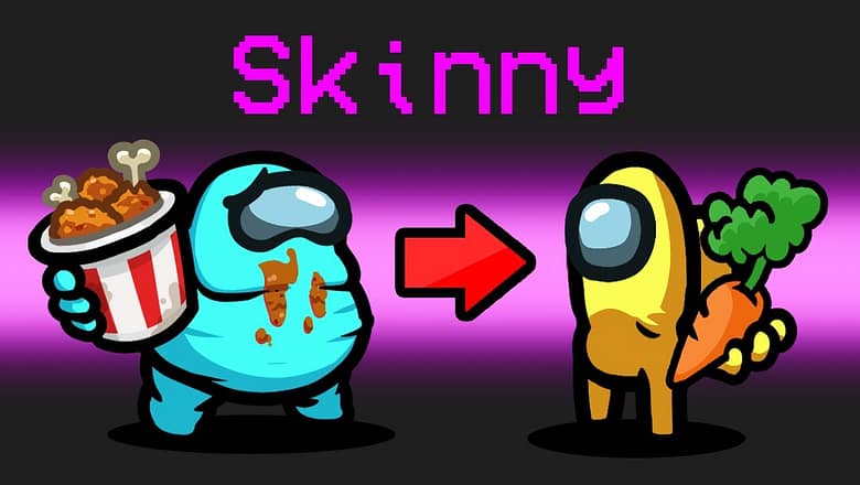 SKINNY IMPOSTER Mod in Among Us