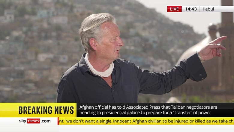 Taliban march past Sky’s chief correspondent