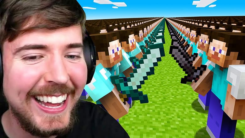 1000 vs 1000 Player War!