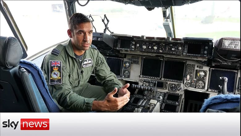 Afghanistan: RAF pilot reveals near miss on the runway at Kabul airport
