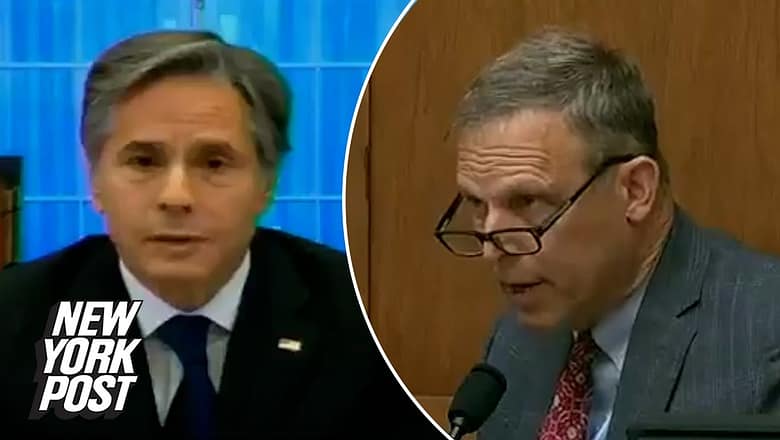 Blinken left tongue-tied over Hunter Biden question during House hearing | New York Post