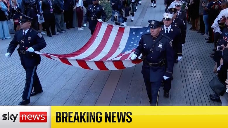 BREAKING: 20th anniversary of 9/11 attacks marked in the US