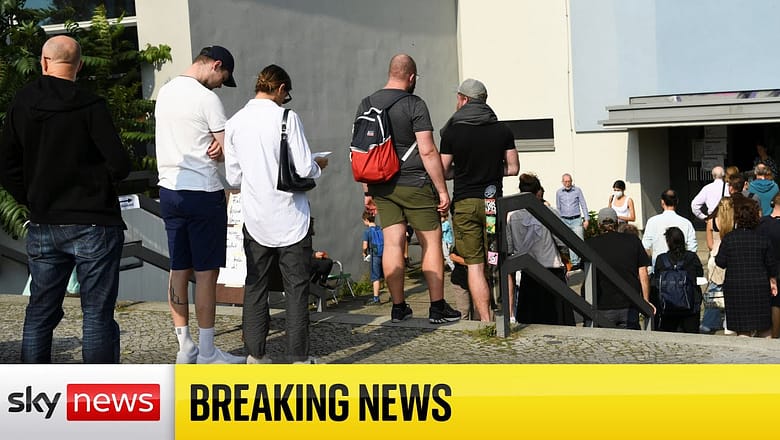 German election: Two main rivals neck-and-neck, exit poll shows