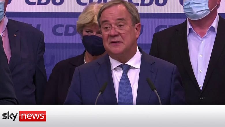 Germany’s CDU leader Armin Laschet ‘not happy’ with election exit poll result
