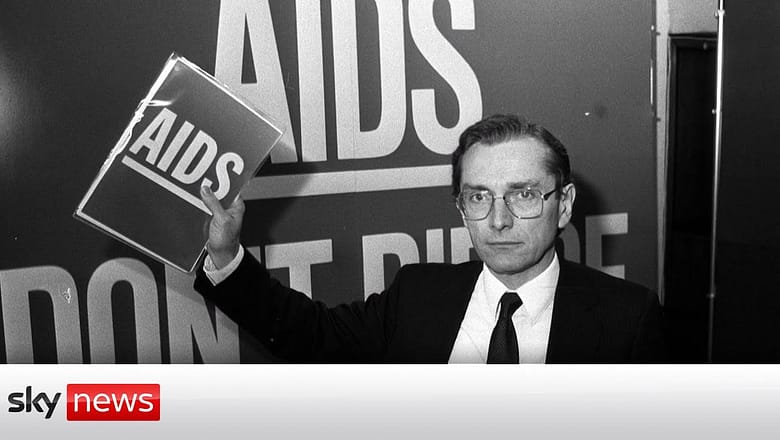 Infected blood inquiry: Lord Fowler defends shocking AIDS campaign ad