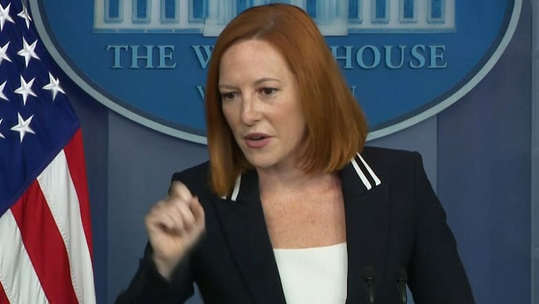 Jen Psaki fires back at male report’s abortion question