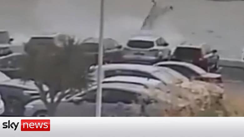 RAW VIDEO: Aircraft crashes in Poole Harbour