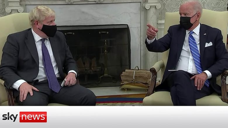 US-UK visit: Biden asked about his feelings over Northern Ireland border arrangements
