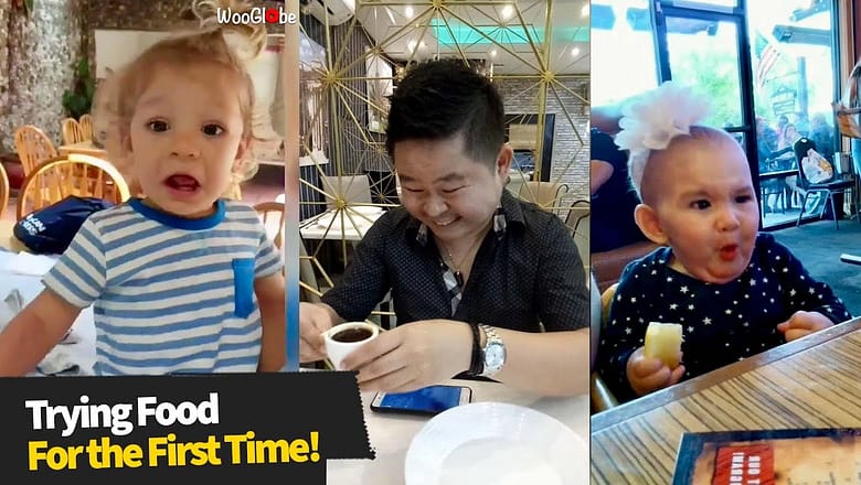 Cute Kids Trying Foods For The First Time