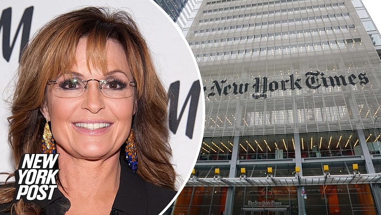 Sarah Palin to face off against New York Times in defamation trial Monday | New York Post