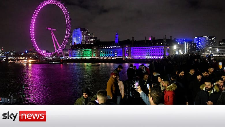 Watch live: United Kingdom sees in the New Year