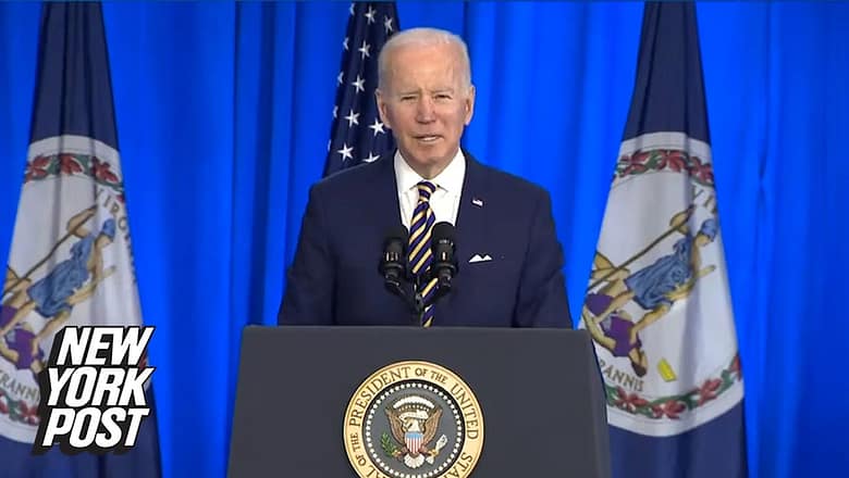 Joe Biden pushes dead $2T spending bill as cure for inflation woes | New York Post