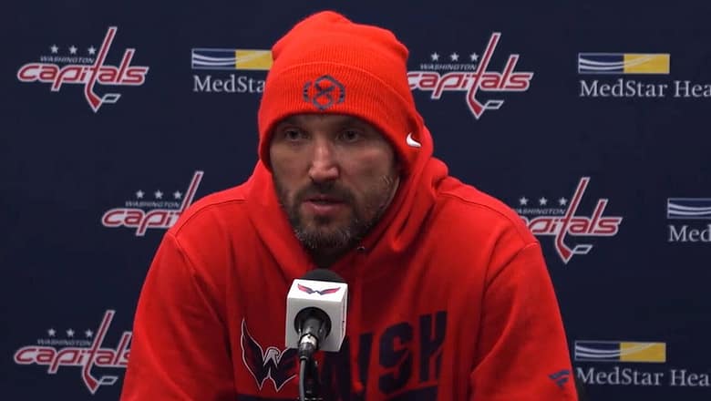“Please, no more war”: Alex Ovechkin addresses Russian invasion