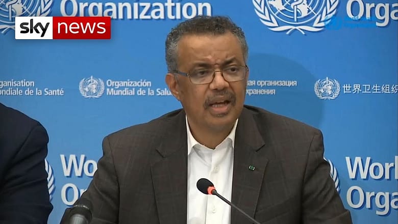 Coronavirus declared a pandemic by WHO