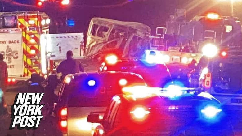 Fatal crash involving bus carrying college golf team, death toll unclear | New York Post