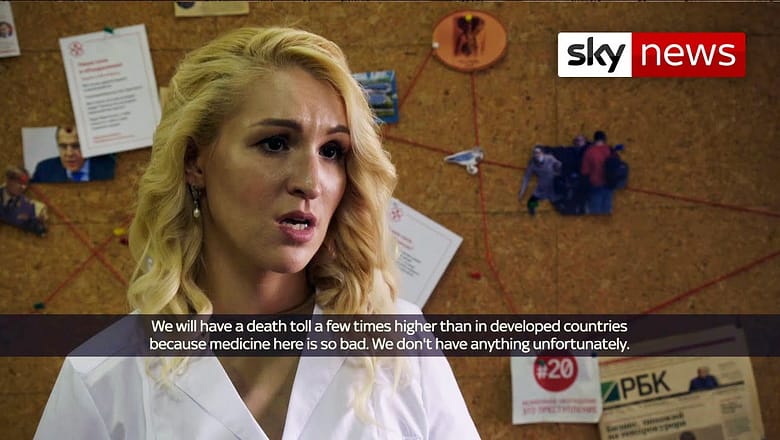 Why is Russia sending medical supplies to the US?